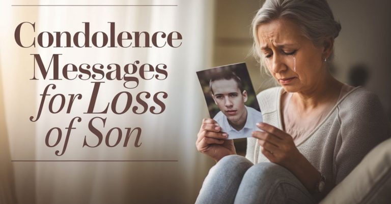 “Mother holding her late son’s photograph with tears in her eyes, symbolizing loss and remembrance.”