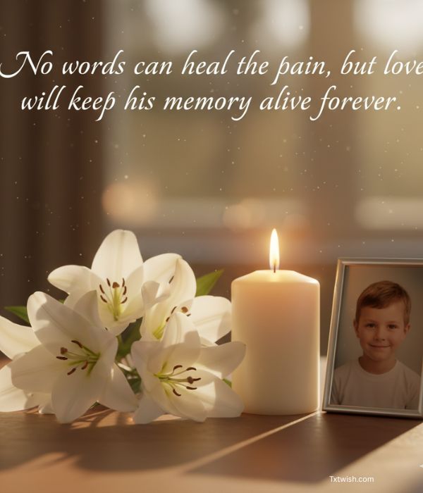 Condolence Messages for Loss of Son