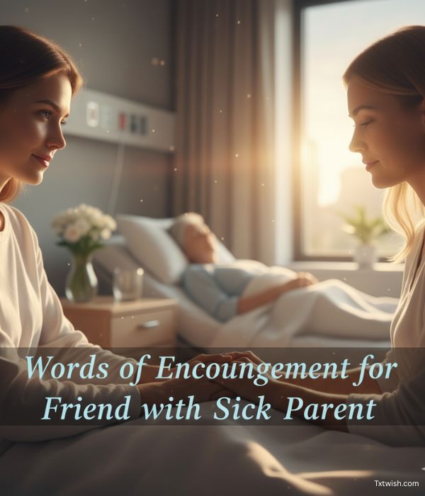 Encouragement for Friend with Sick Parent