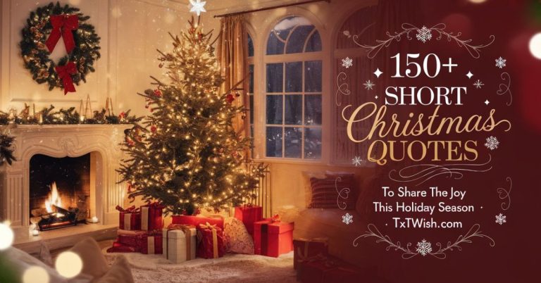 Short Christmas quotes for holiday greetings, merry Christmas wishes, and festive quotes to share joy and love
