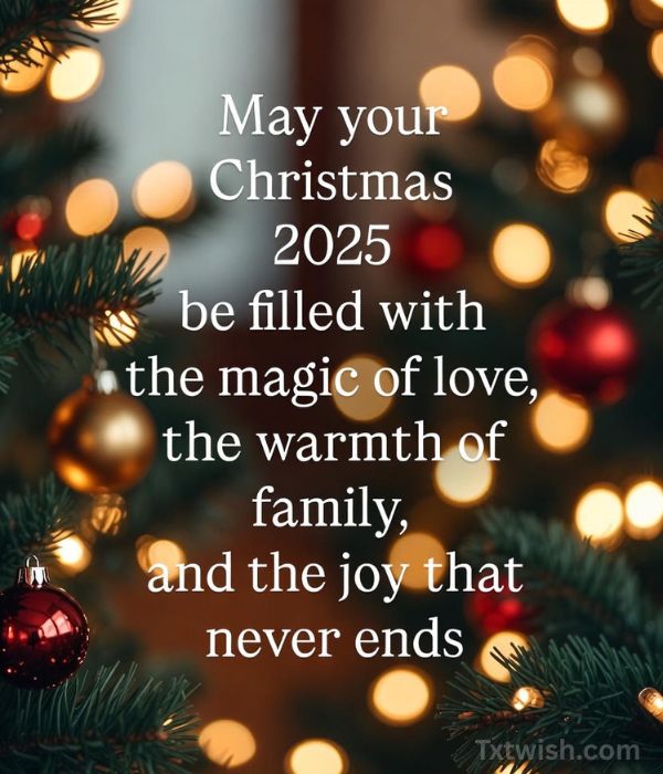 May your Christmas 2025
