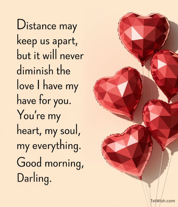 Good Morning Darling.