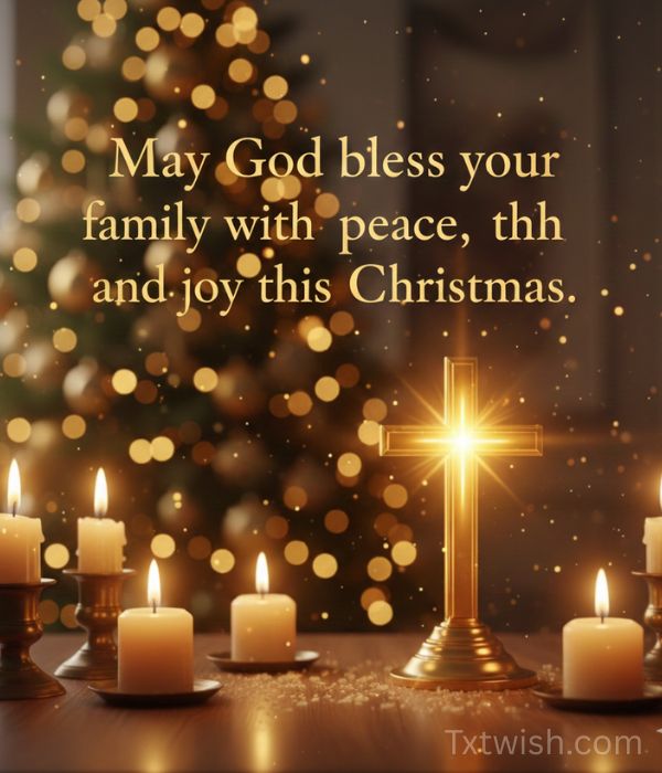 May God bless your family with peace this Christmas