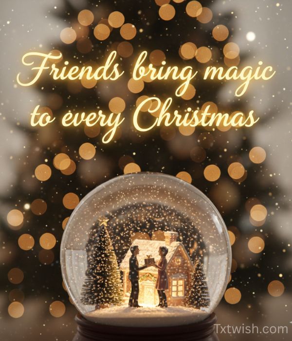 Friends bring magic to every Christmas