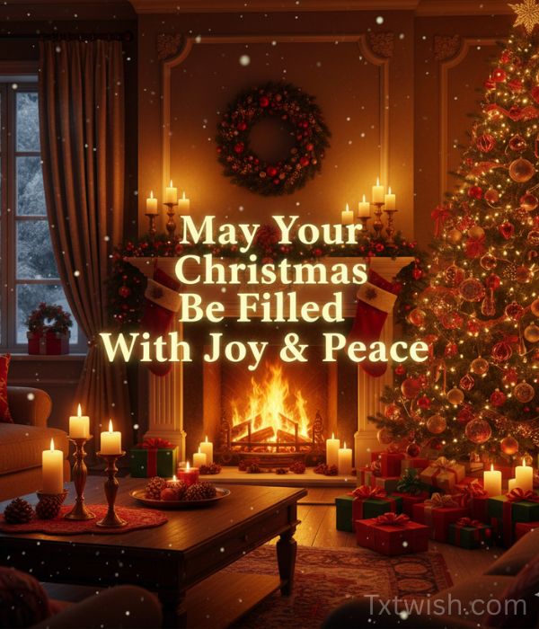 May Your Christmas Be Filled With Joy & Peace