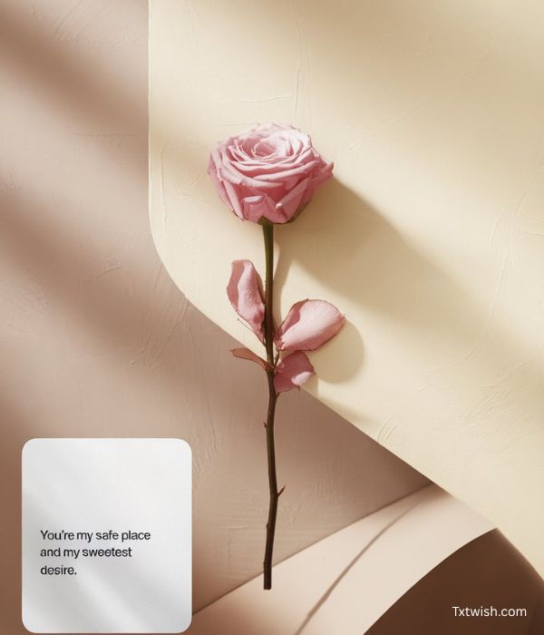 Minimal Romantic Message Image for Husband