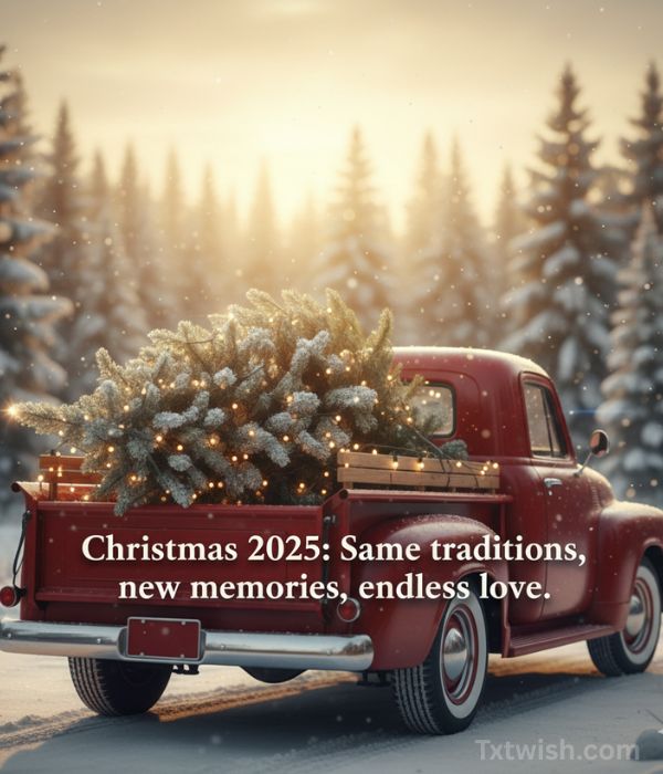 “Christmas 2025: Same traditions, new memories, endless love.”