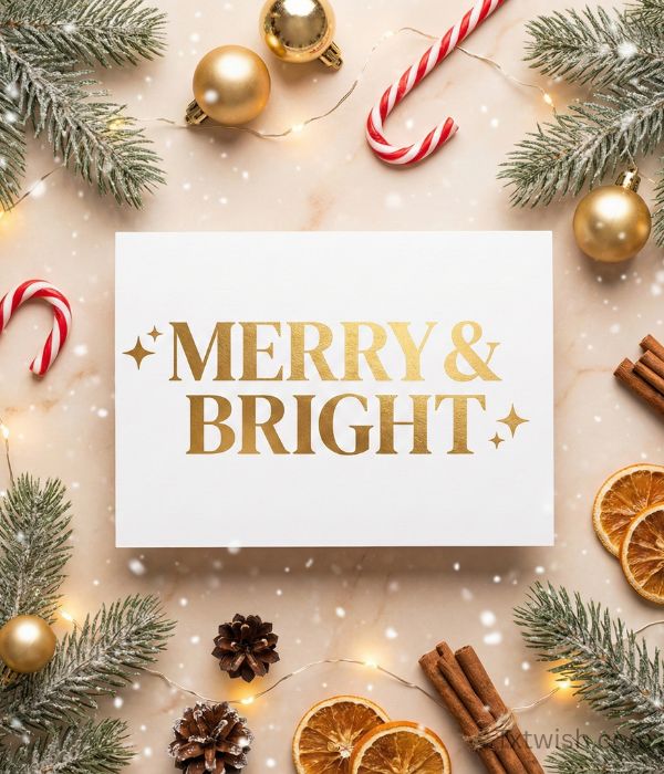 Christmas Captions for Instagram – 200+ Best Christmas IG Captions 2 ✨ “Merry & Bright ✨”