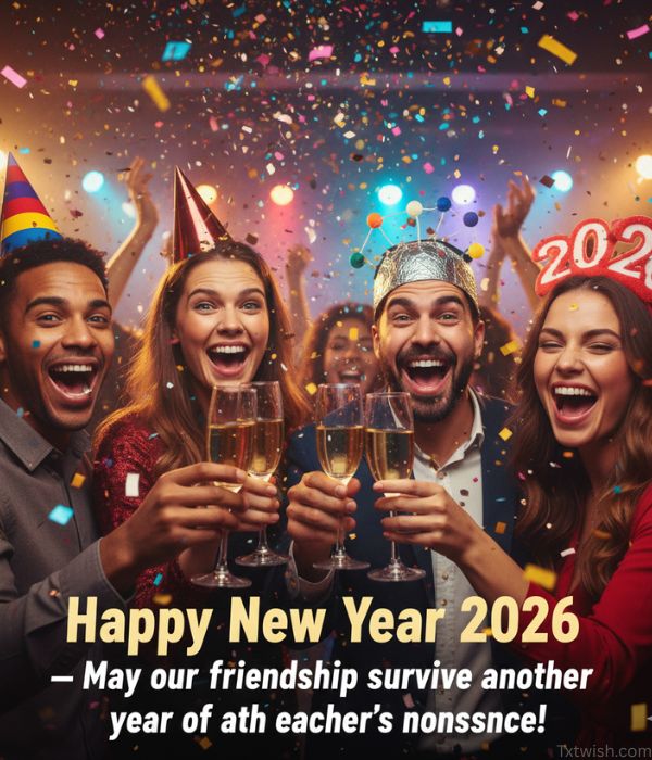 Funny Happy New Year Messages for Friends — Hilarious Wishes to Kick Off the Year! 3 New Year Wishes for Best Friends