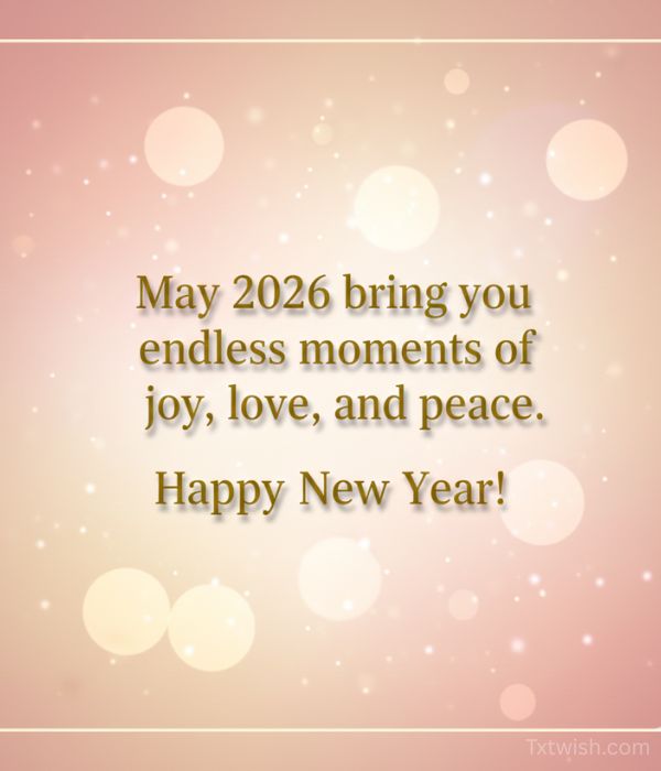 WhatsApp-friendly New Year 2026 wish image