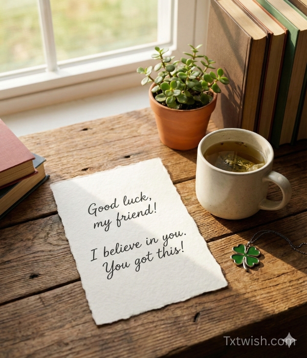 Heartwarming Good Luck Wishes to a Friend – Thoughtful Messages 2 Heartwarming Good Luck Wishes to a Friend