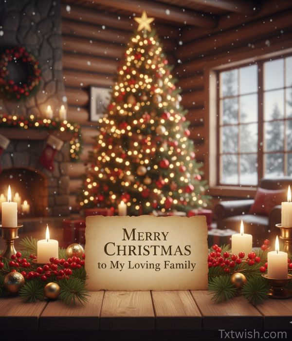 Merry Christmas Wishes for Family and Friends 2025: Heartfelt Messages to Share This Holiday Season 2 “Merry Christmas to My Loving Family”