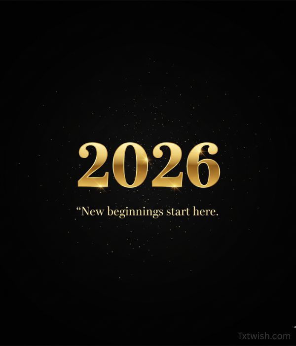 Short New Year Quotes About New Beginnings – Inspiring Words for 2026 4 Short New Year Motivational Quotes