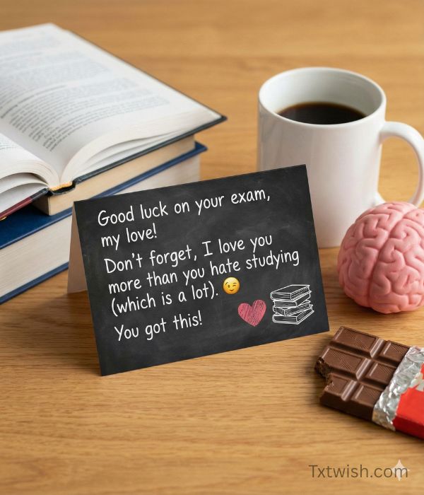 50+ Romantic Good Luck Exam Wishes for Lover 13 Romantic Exam Wishes with Humor