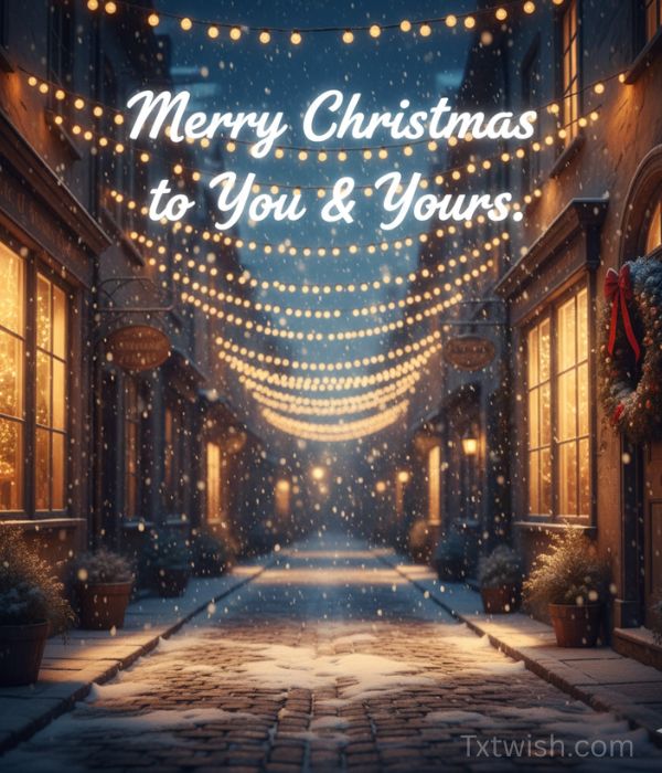 Merry Christmas to You & Yours