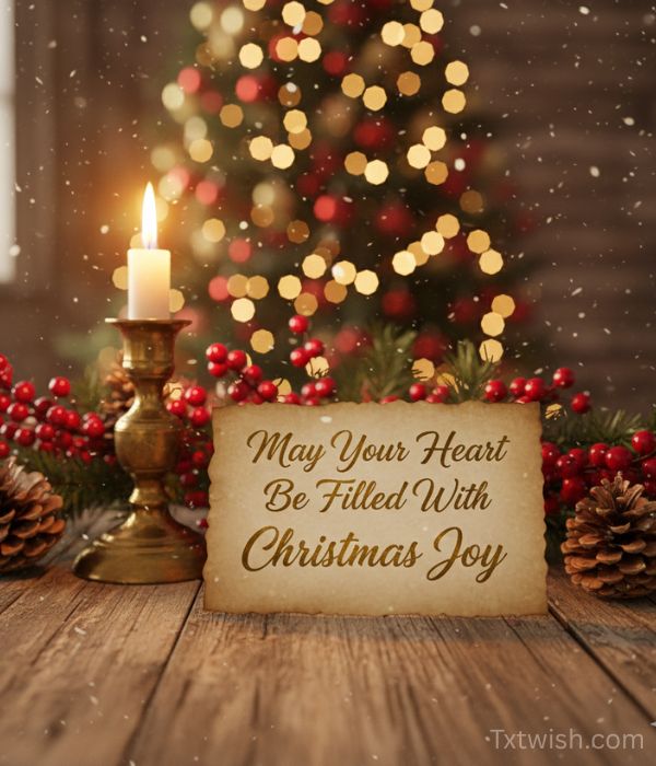 ‘May Your Heart Be Filled With Christmas Joy.