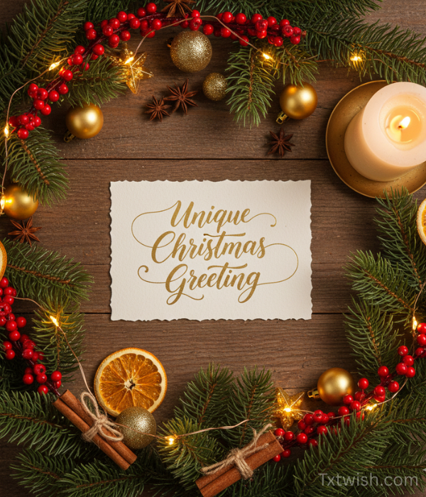 Unique Christmas Greeting”