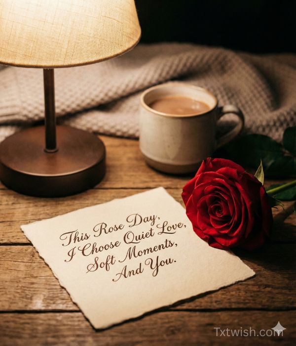 Aesthetic Rose Day Messages 2026