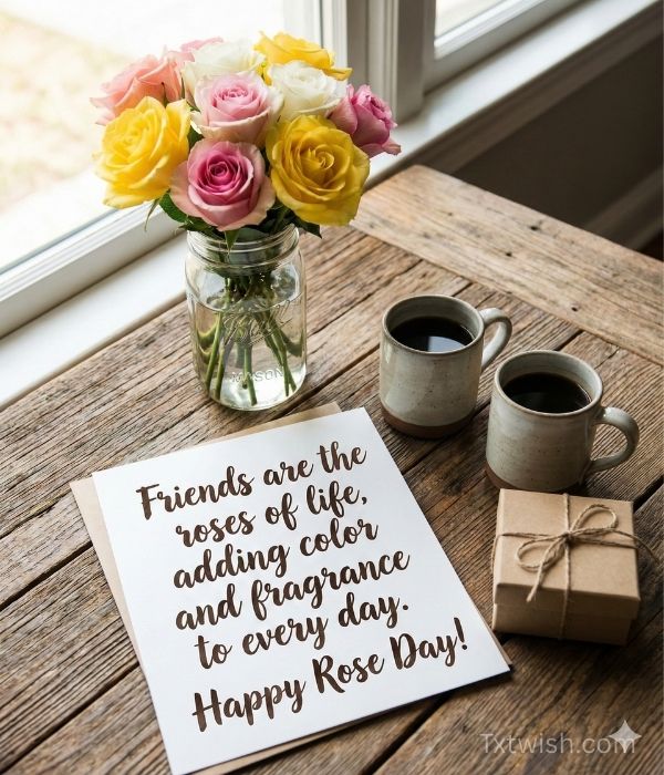 Rose Day Wishes for Friends 