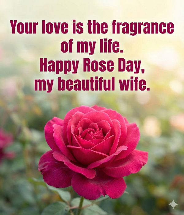 Long Happy Rose Day Messages for Wife