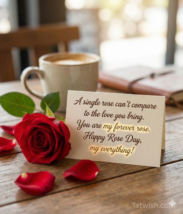 Long Romantic Rose Day Messages for Him