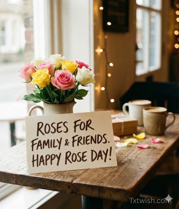 Rose Day Wishes for Family & Friends 