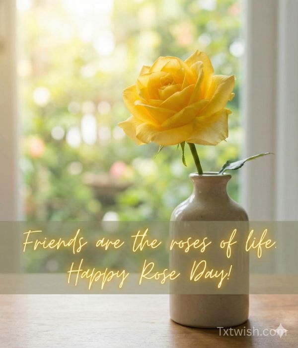 Rose Day Quotes for Friends