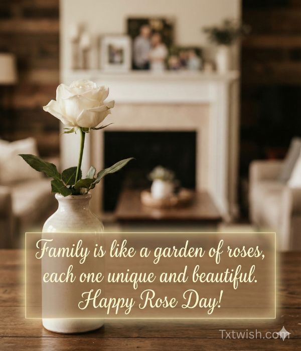 Rose Day Quotes for Family