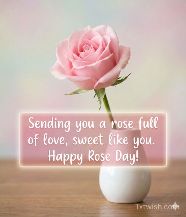 Cute & Sweet Rose Day Quotes