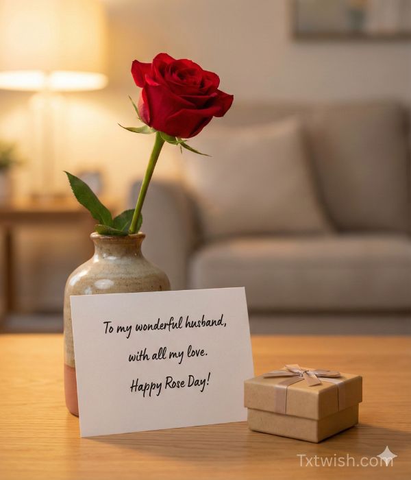 Rose Day Wishes for Husband