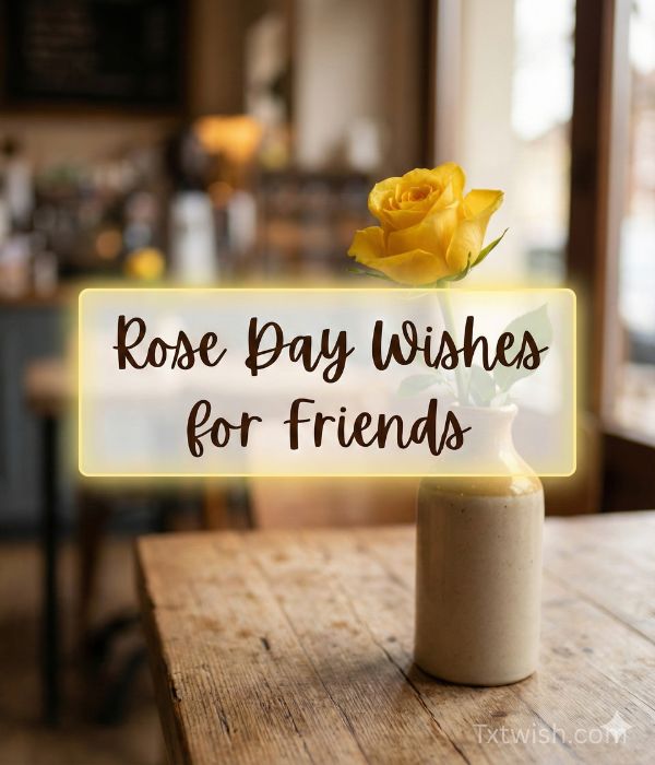 Rose Day Wishes for Friends