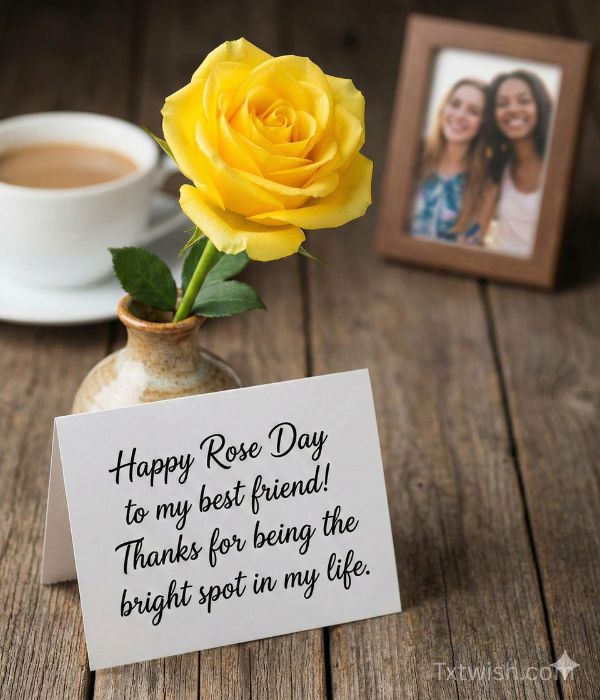 Rose Day Wishes for Best Friend