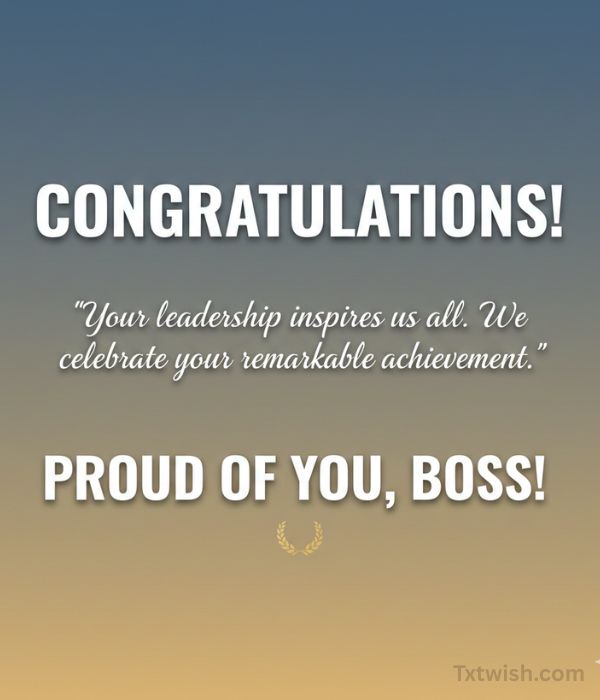 Congratulations Messages