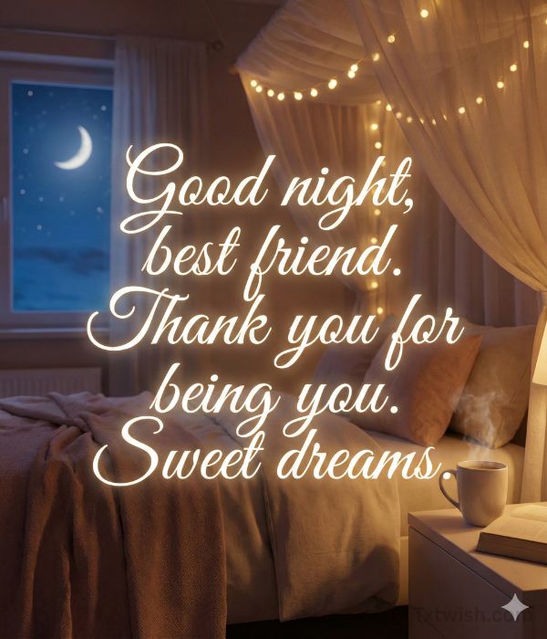 Good Night Messages for Male Best Friend
