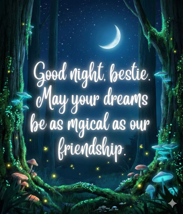 Long Good Night Messages for Best Friend