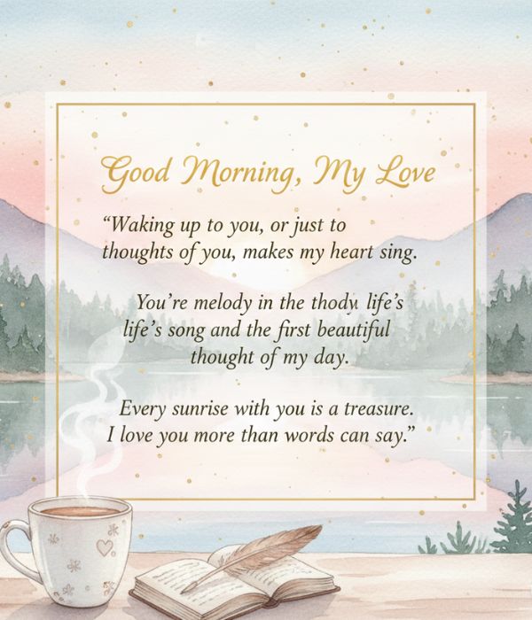 Heart‑Touching Good Morning Messages for Love
