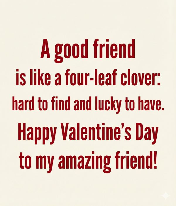 Valentine’s Day Wishes for Friends