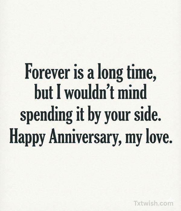 Short Wedding Anniversary Messages for Husband