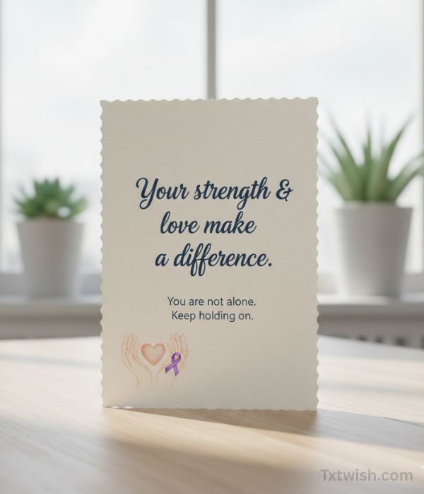 Words of Encouragement for Cancer Patients’ Family