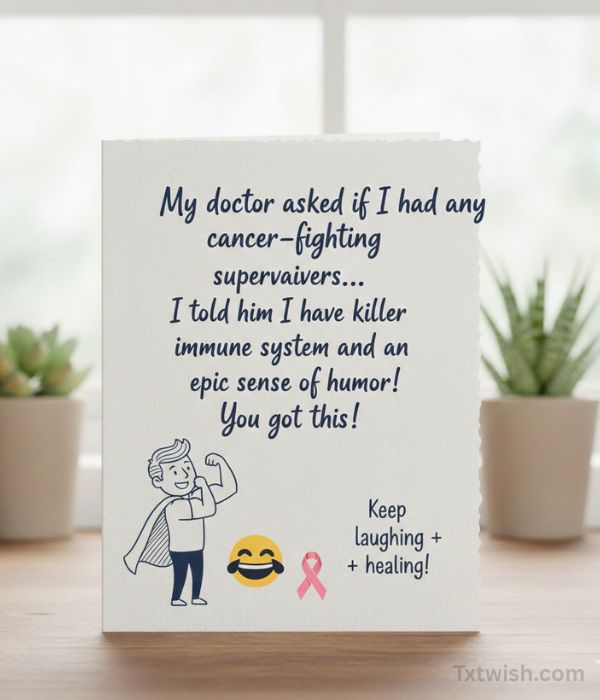 Funny Positive Messages for Cancer Patients