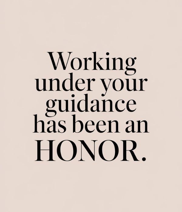 Heartfelt Goodbye Letter to Boss Who Is Leaving