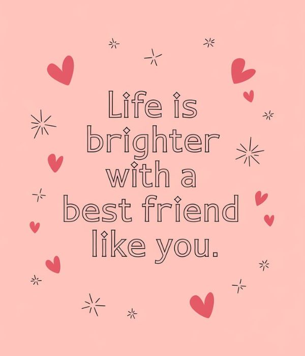 Friendship Messages for Best Friend Girl