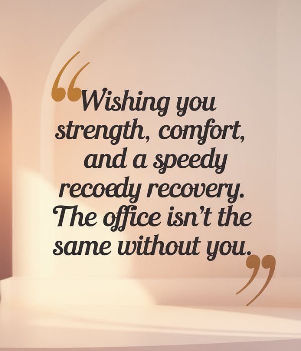 Get Well Soon Messages for Colleague