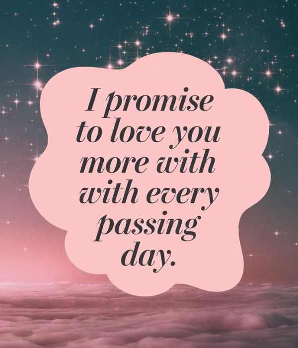 I Promise to Love You Forever Quotes for Wife