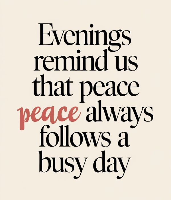 Good Evening Messages for Friends