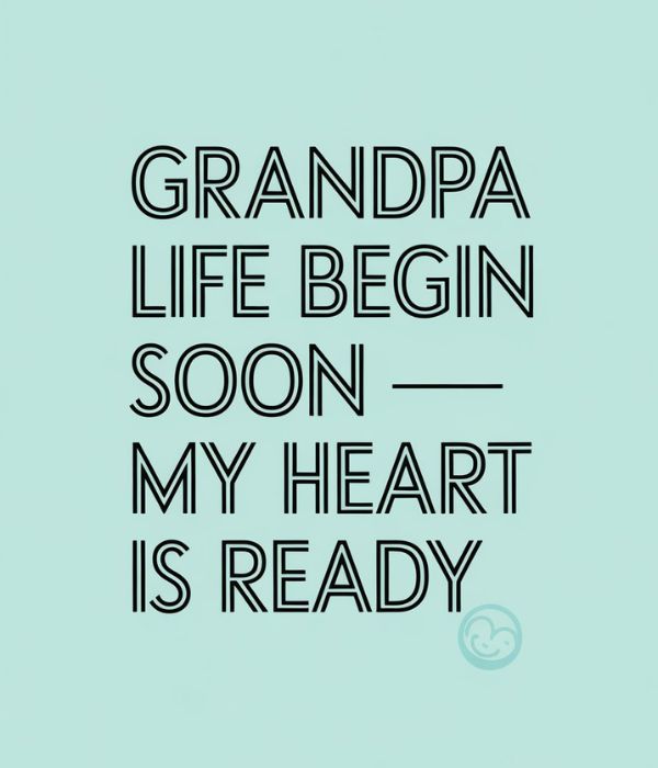 Short Grandpa-to-Be Quotes