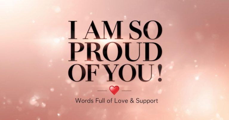 heartwarming proud of you messages image