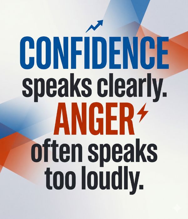 How to Tell a Woman to Leave Your Husband Alone 4 "Confidence speaks clearly. Anger often speaks too loudly."