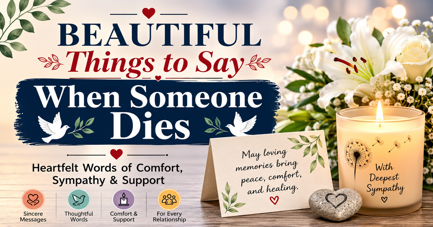 Beautiful Things to Say When Someone Dies