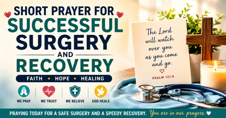 Short Prayer for Successful Surgery and Recovery